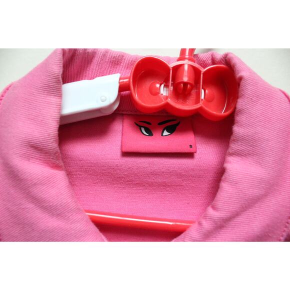 Lazy Oaf Kita Pink Heart Pinup Girl 2 PC Jacket Denim Jean Pants Set Small/24 - Picture 8 of 13